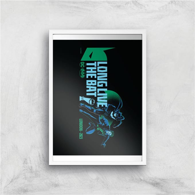 Batman Day London Giclee Art Print - A2 - White Frame