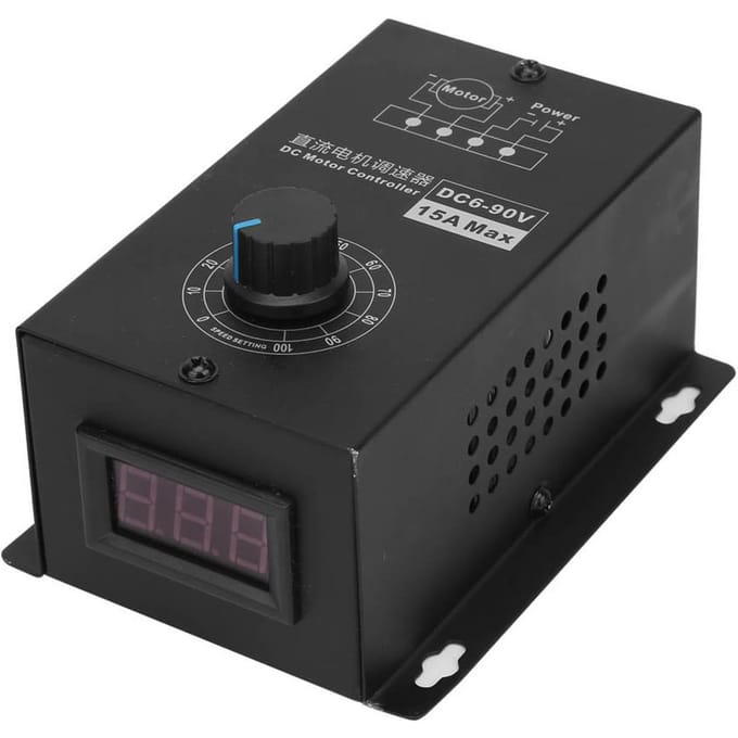 DC 6V 90V 15A Borstelmotor Regelaar Snelheidsregeling Elektrische Controller