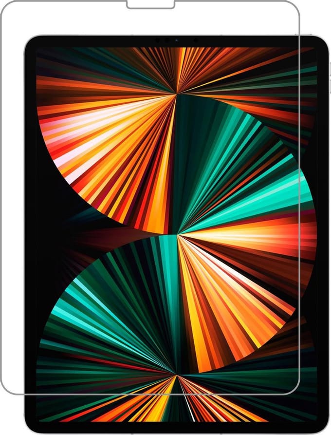Screenprotector - Geschikt voor Apple iPad Pro (2021) - 12.9 inch - Extra Sterk - Gehard Glas - Beschermglas - Tempered Glass - Screen Protector
