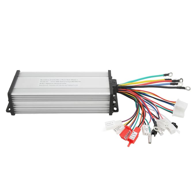 48V 60V 72V 800W Sinusgolf Controller Borstelloze Motorcontroller voor Elektrische Fiets (Stil white