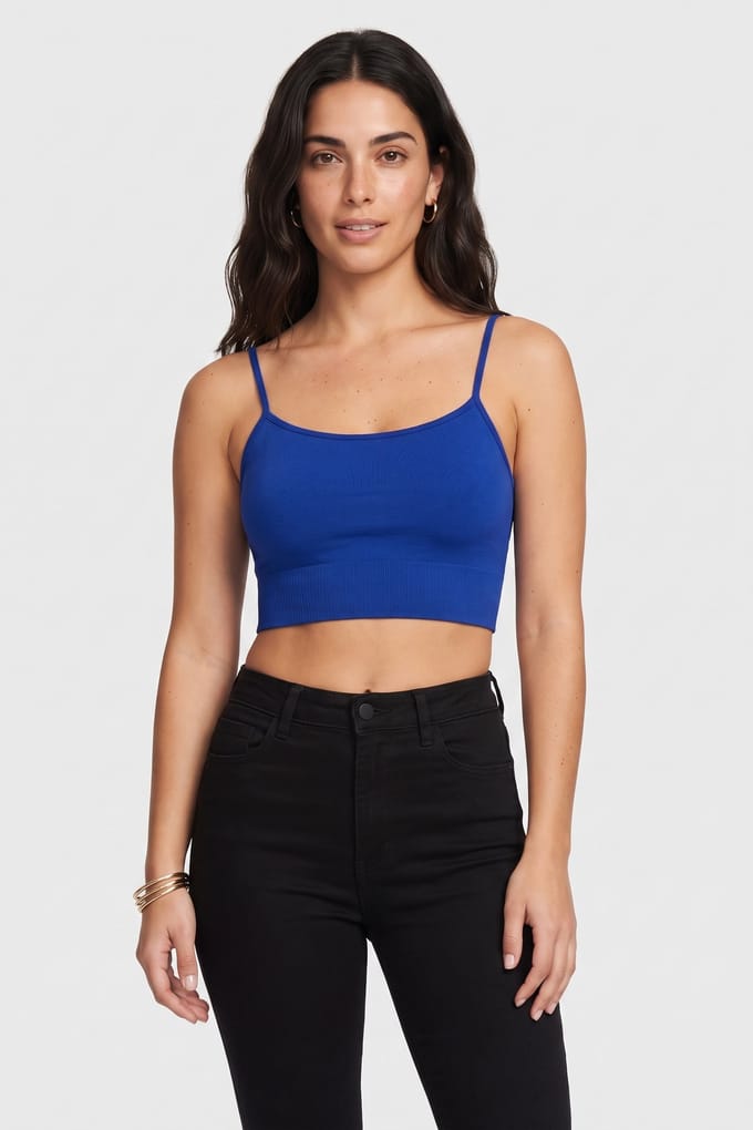 ARKET Rora Seamless Bra Blue Größe: M | BHs Outlet | Damen | Blau