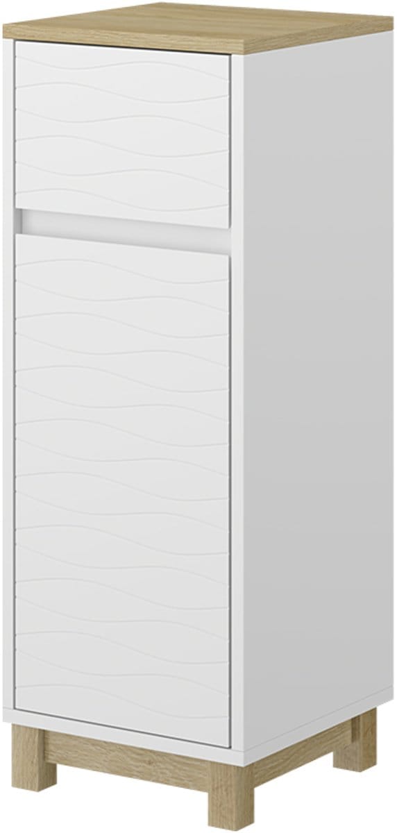 Vicco Livia Midikast – 30 x 80 cm met lade Wit
