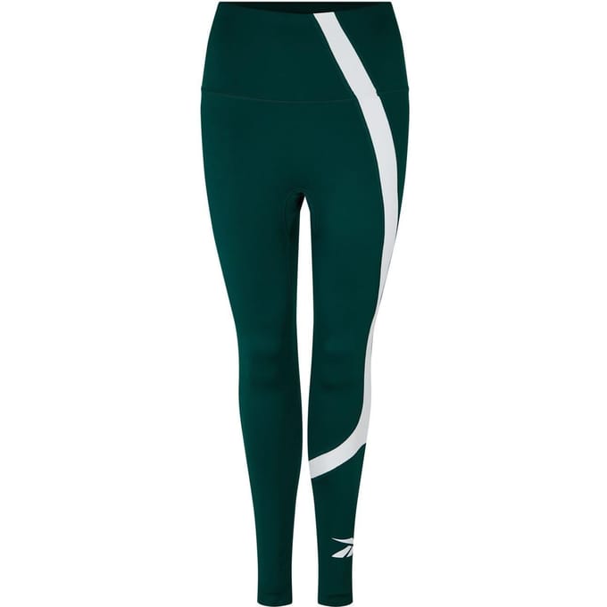 Reebok Swirling slim-fit legging voor dames (Groen)