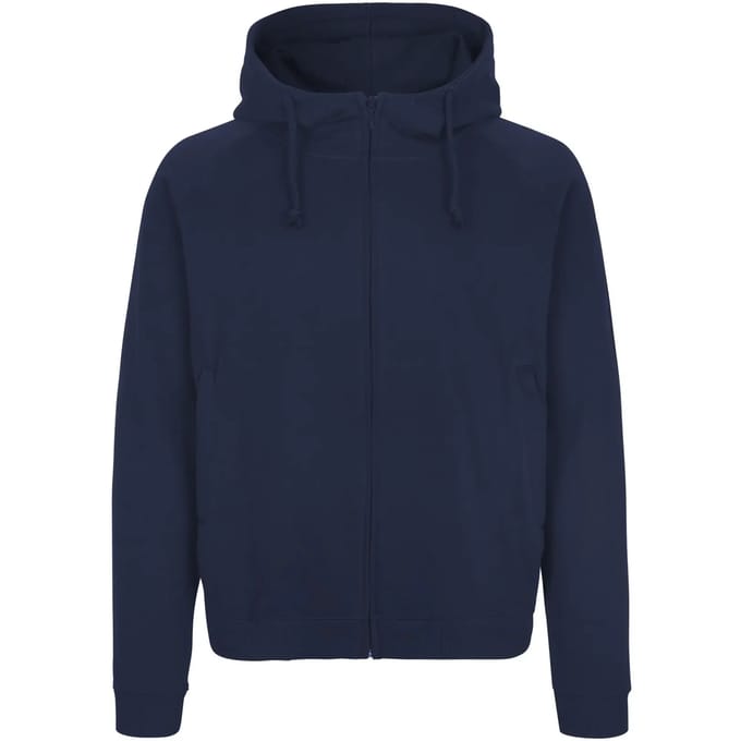 Unisex Hoodie met capuchon en rits Navy - S
