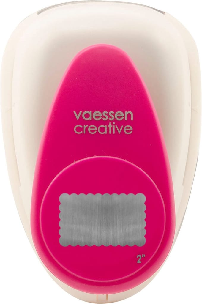 Vaessen Creative Pons - Figuurpons - Rechthoek - 2,8 x 4,5 cm
