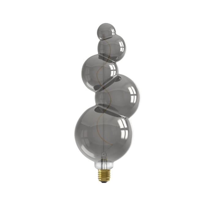 Calex Alicante XXL Titanium - E27 LED Lamp - Filament Lichtbron Dimbaar - 4W - Warm Wit Licht