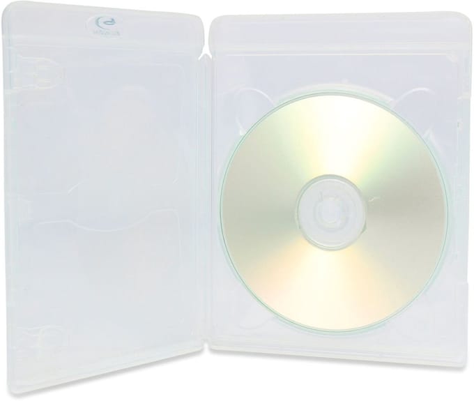 Dailygoods- Blu-ray Cases 50 Stuks - Eco-Lite - Transparant - Schokbestendig - Compact - Volledige Buitenhoes - Disc Case