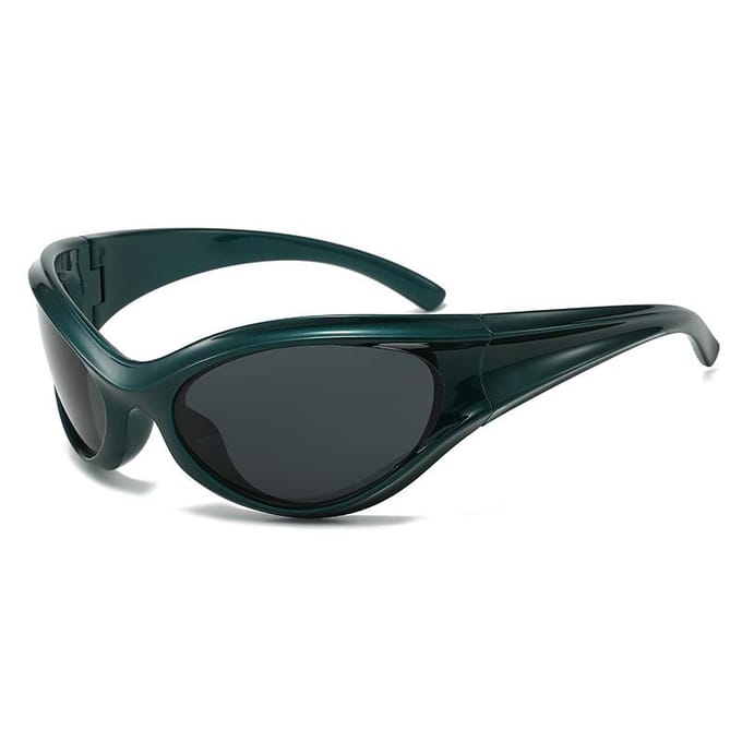 Fietsmode Retro Moderne Sportstijl Zonnebril Groot Montuur Kattenbril