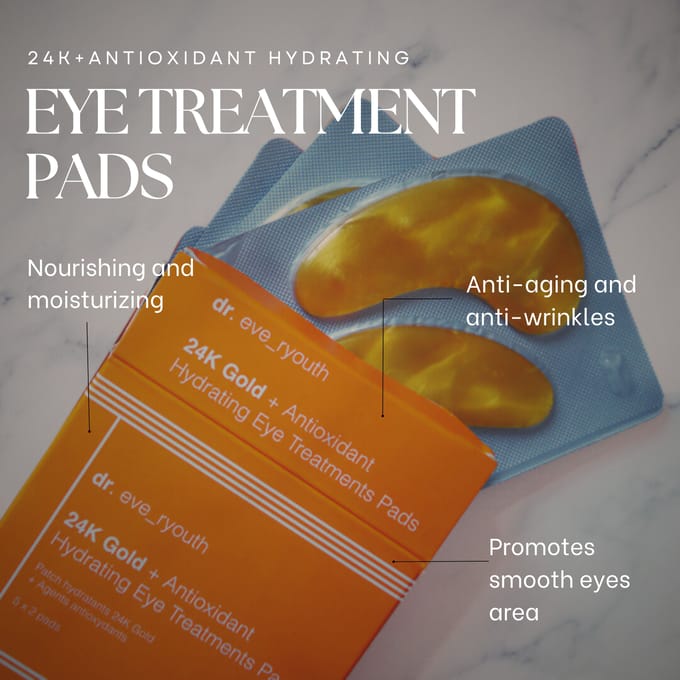 Dr. Eve_Ryouth 24K goud + antioxidant hydraterende oogcrèmespons 50