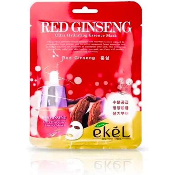 Ekel Mask Pack Rode ginseng(10 st) one red