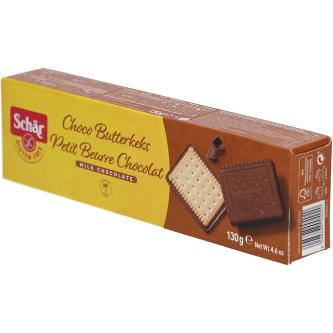 Schär Butterkeks (biscuit) chocolade 130 gram