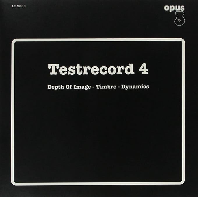 Various Artists - Test Record 4 (Depth Of Image, Timbre, Dynamics) (LP)