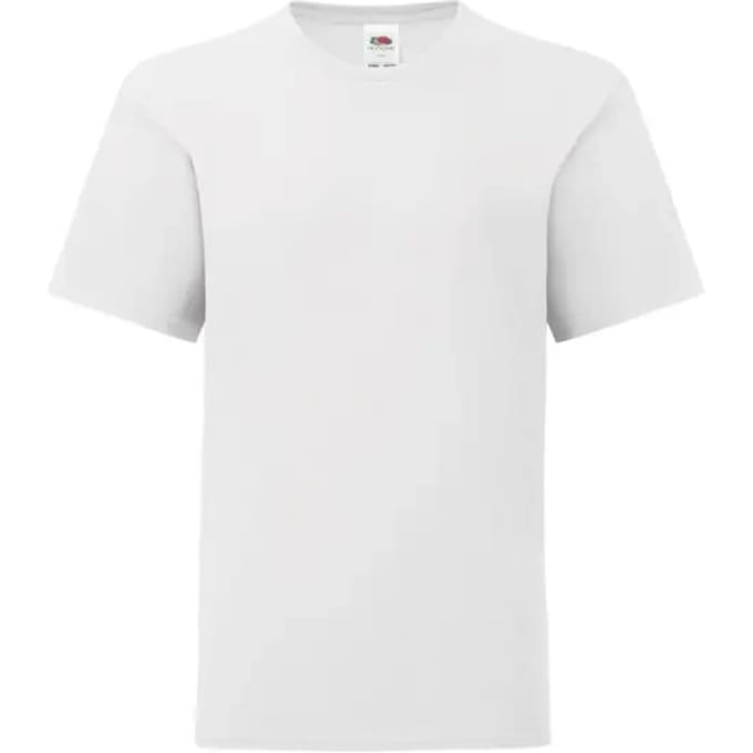 Fruit of the Loom - Kids´ Iconic T - Heather Grey - 116