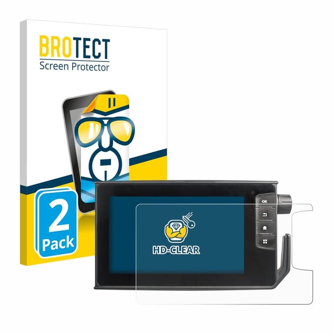 BROTECT - Screenprotector voor Valtra SmartTouch Terminal - Folie Beschermfolie transparant 2 Stuks