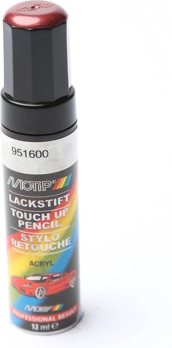 Motip 951600 - Auto lakstift - Rood Metallic - 12 ml