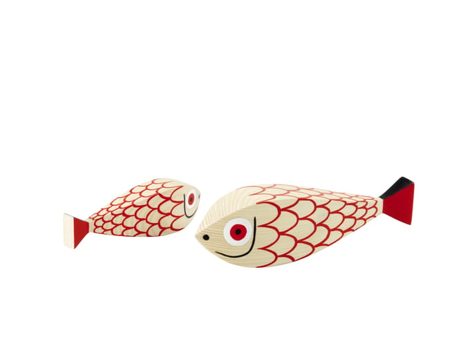 Vitra - Wooden Dolls Mother Fish and Child - meerkleurig