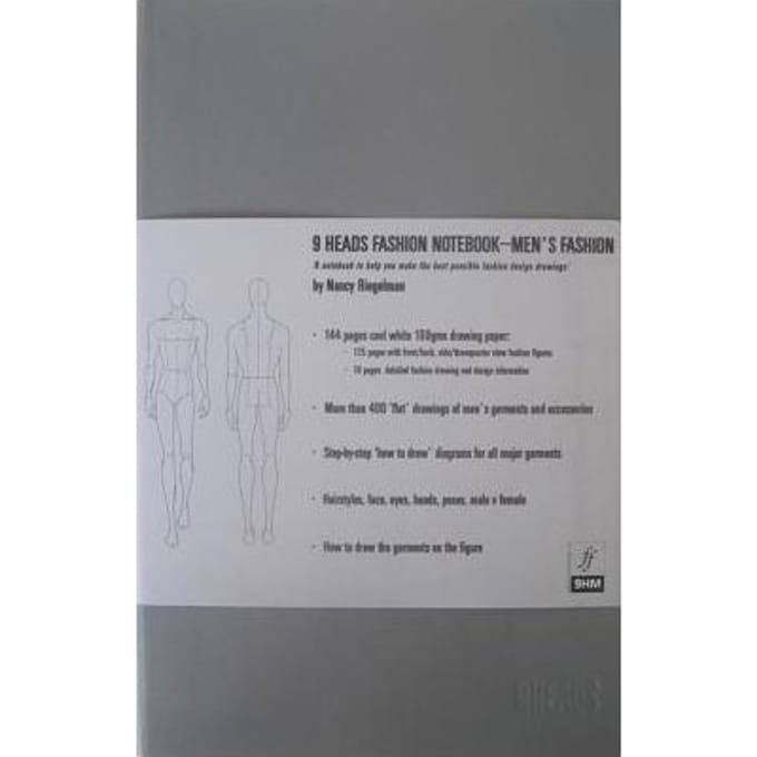 9 Heads Fashion Notebook - Nancy Riegelman