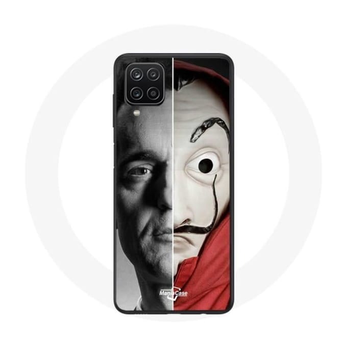 Samsung Galaxy A12 Hoesje La casa de papel Berlin Mask Split