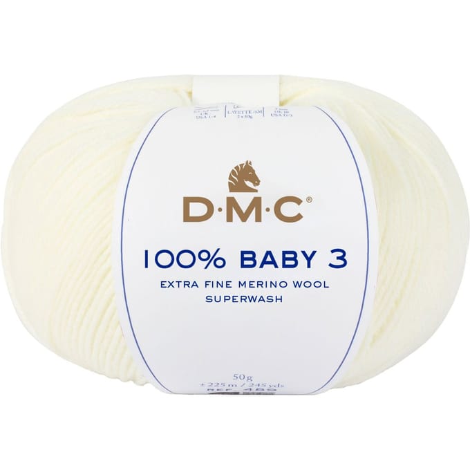 DMC 100% Baby Merino - Kleur 01