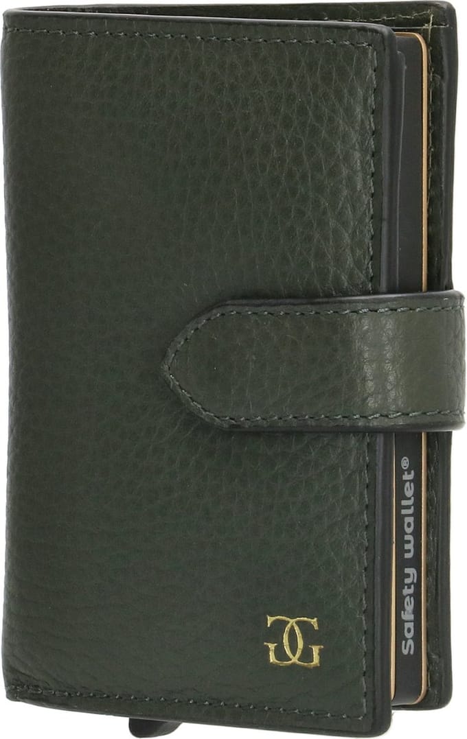 Gio Gini Florence Creditcard etui - Donkergroen