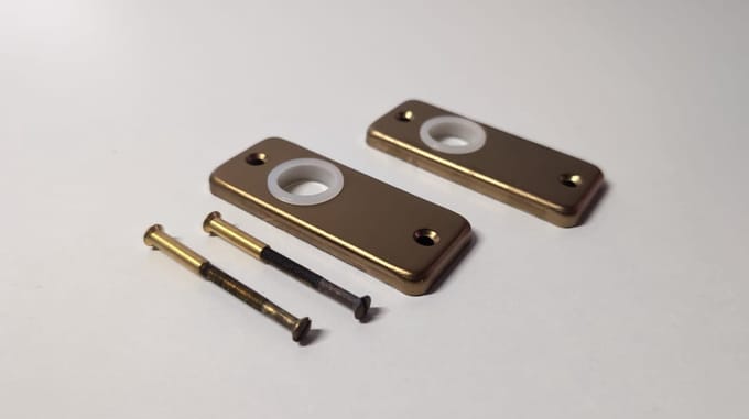 meester smid patentrozet Aluminium/brons