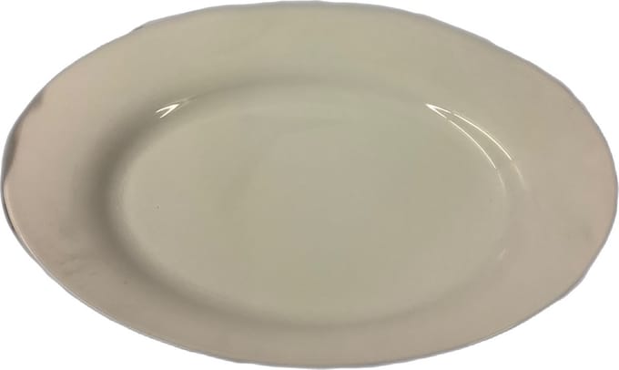 intermezzo livorno schaal oval 33 cm wit