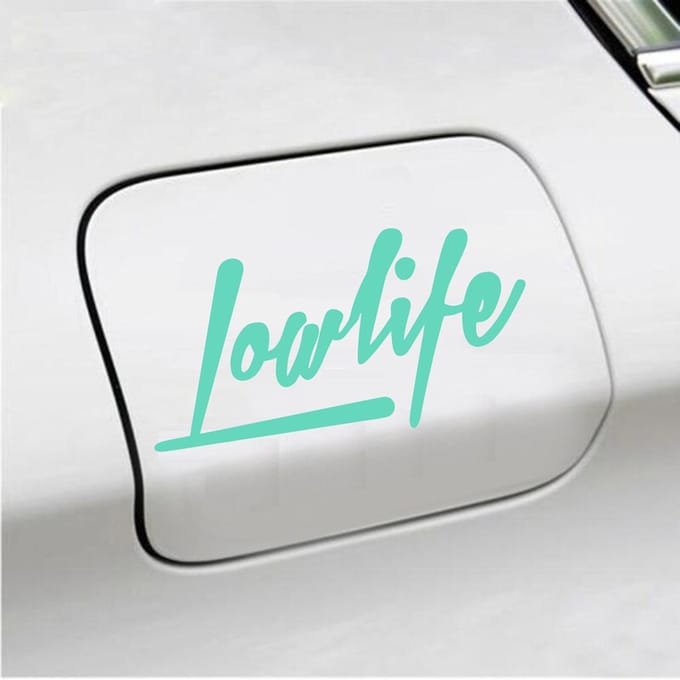 Bumpersticker - Lowlife - 7,5 X 14,8 - Mint