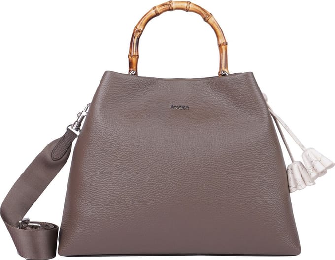 JOOP! Schoudertas Chiara 2.0 Saba Shopper Fungi Bruine
