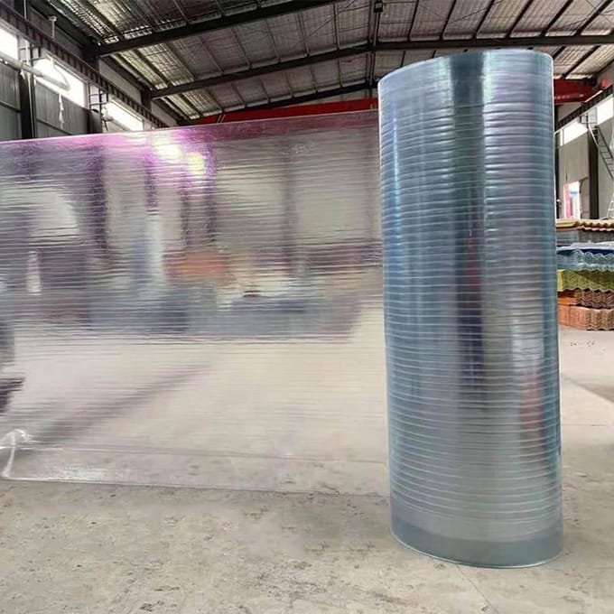 Dakpaneel Polycarbonaat - Tuinpanelen Kas - Bescherming Buitenruimte - 1mm Waterdicht Blad - 70x300 cm - Transparant