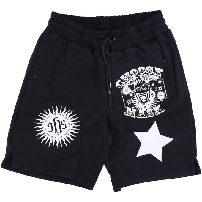 Korte trainingsbroek voor heren Choose Your Mask Short Zwart