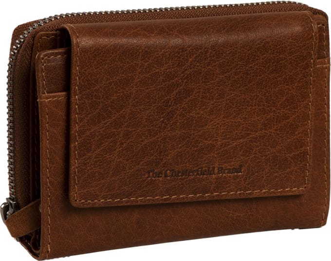 Chesterfield Hanoi Leren Dames Ritsportemonnee - RFID - Cognac