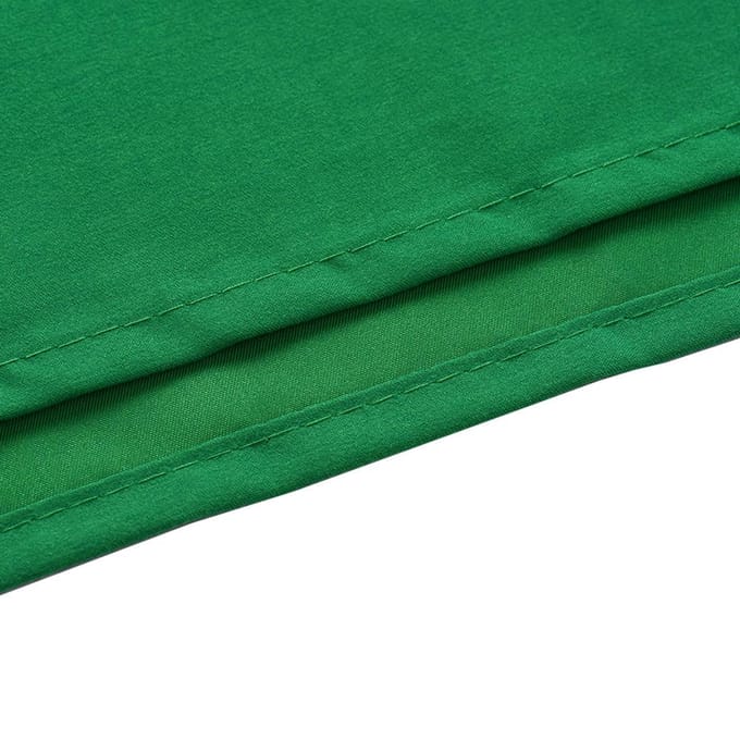 1,8 * 3m   6 * 9,8ft Fond d'écran vert professionnel pour studio photo Lavable Durable Coton Polyester vert