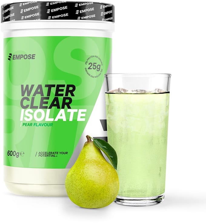 Empose Nutrition Clear Whey Isolate - Peer - Eitwit poeder - Proteïne Ranja - Suiker- en Vetvrij - 600 g