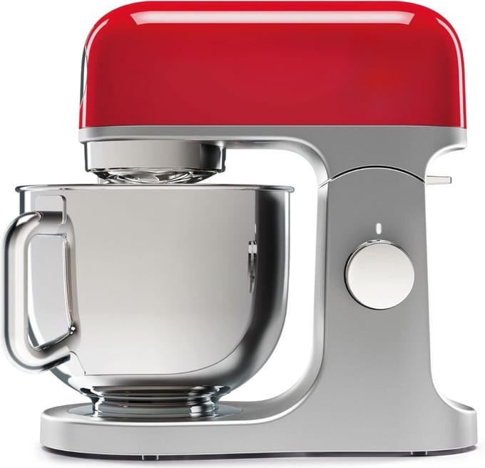 Core® Mixer met Mengkom - Keukenmachine - Kneedmachine- Rood- 39cm x 24cm x 36cm