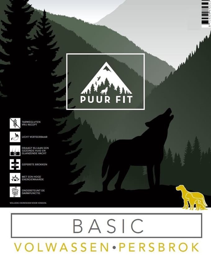 Puur Fit Basic Volwassen Persbrok 1 kilo