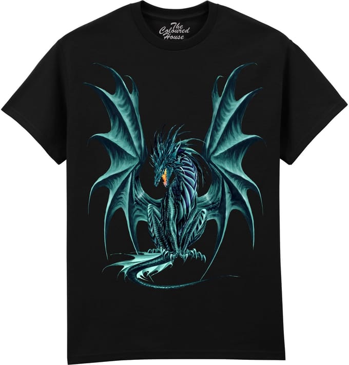 Draak Draco Jade The Coloured House T-shirt S