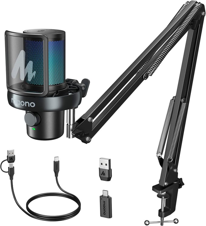 Maono - DM40 S Pro Black - Microfoon