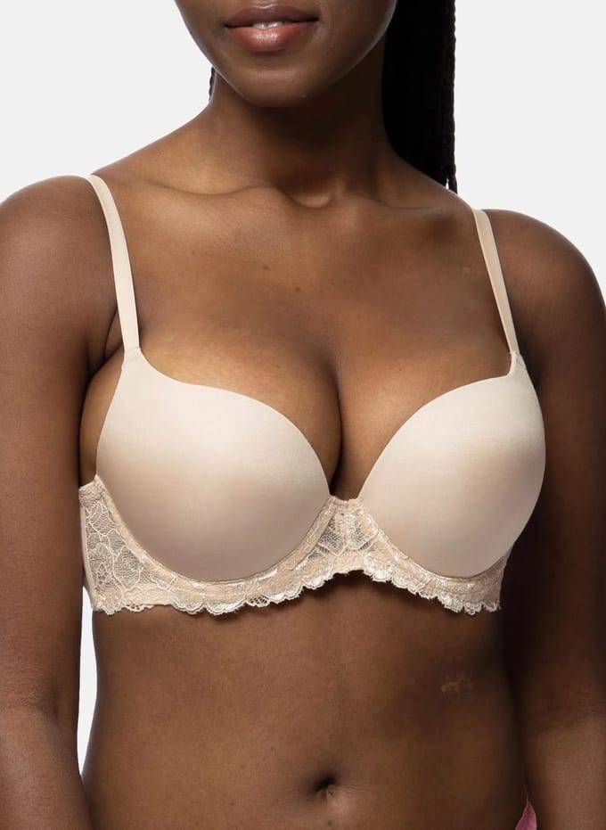 Dorina Super Push Up BH - Claire - 80D - beige