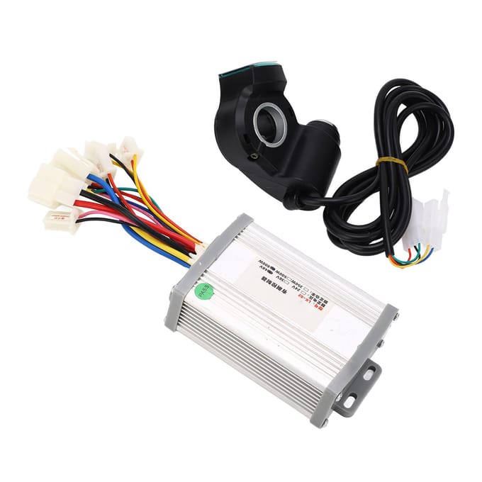 Ensemble contrôleur à balais pour vélo 48V 800W avec clés, accélérateur au pouce, kit de conversion pour vélo électrique pour black
