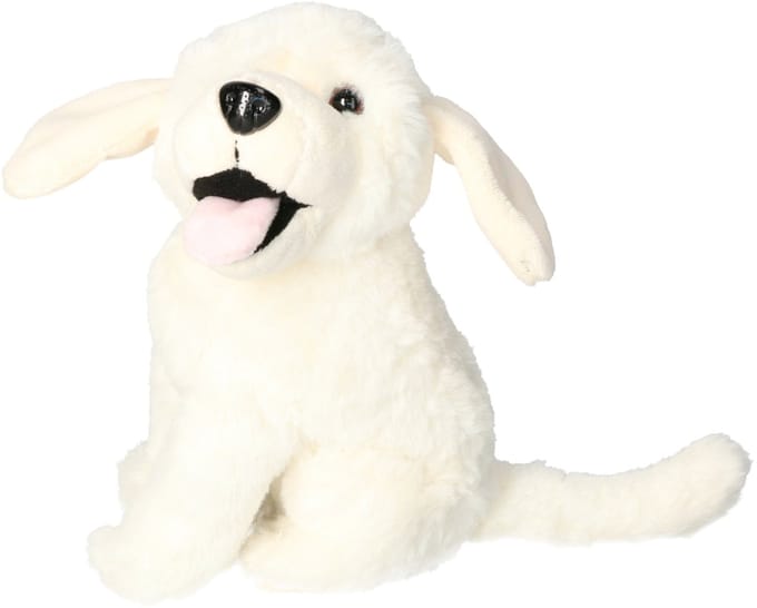 Pia Soft Toys Labrador hond - pluche knuffel - beige - 20 cm