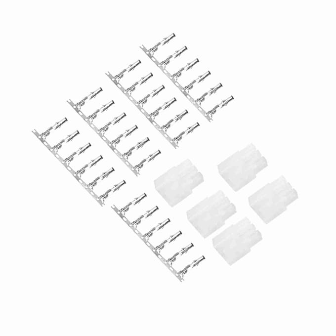 5 Stuks 6-Pin Kortegolf Stroomaansluiting Kabelconnector Stekker voor Yaesu FT-897D FT-857D ICOM IC-725A