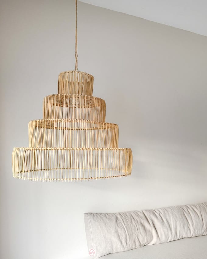 Hanglamp - Bamboe lamp - Lampenkap - Lamp - FLONN - Little Lofts Interior