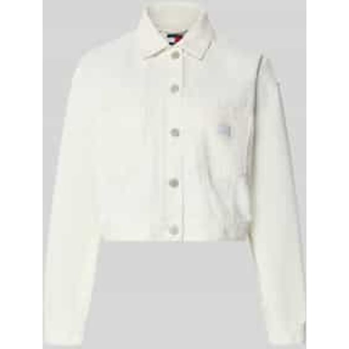 regular fit jeansjack van puur katoen