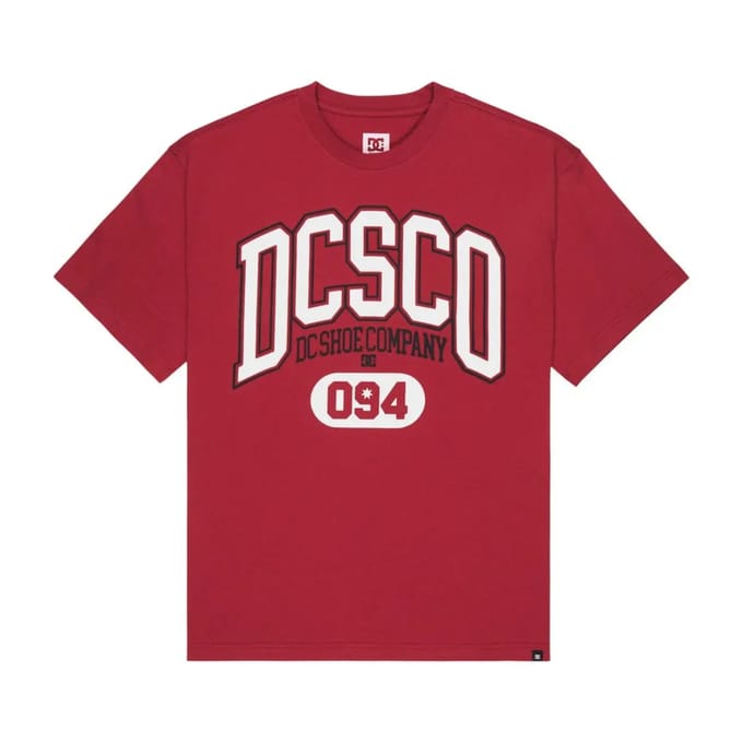 Dc Shoes Elective T-shirt Met Korte Mouwen Rood S Man