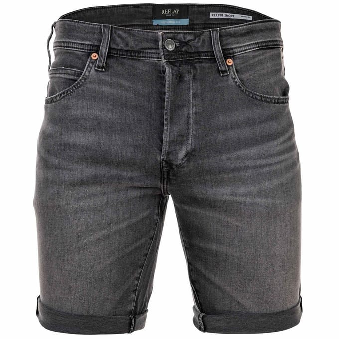 Replay Ma981y.000.573b116 Korte Jeans Grijs 36 Man