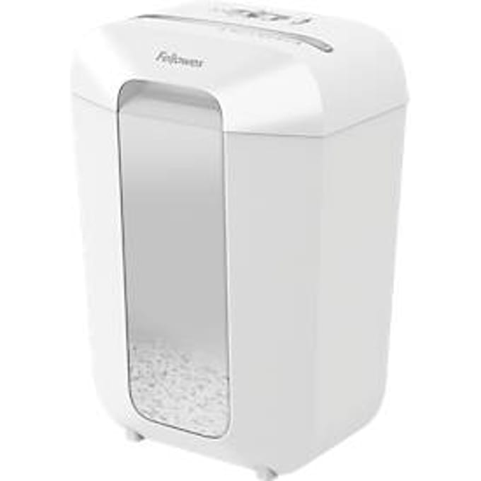 Papiervernietiger Fellowes Powershred® LX70, afvalbak, P-4, deeltjesvernietiger, wit