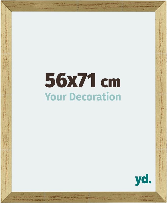 Your Decoration - Fotolijst 56x71 cm - MDF - Goud Glans - Mura