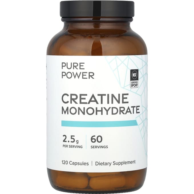 Dr. Mercola, Monohydrate de Créatine, 2,5 g, 120 Capsules (1,25 g par capsule)