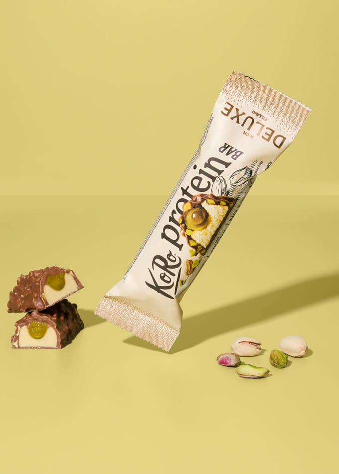 Protein bar deluxe met pistachepasta 55 g