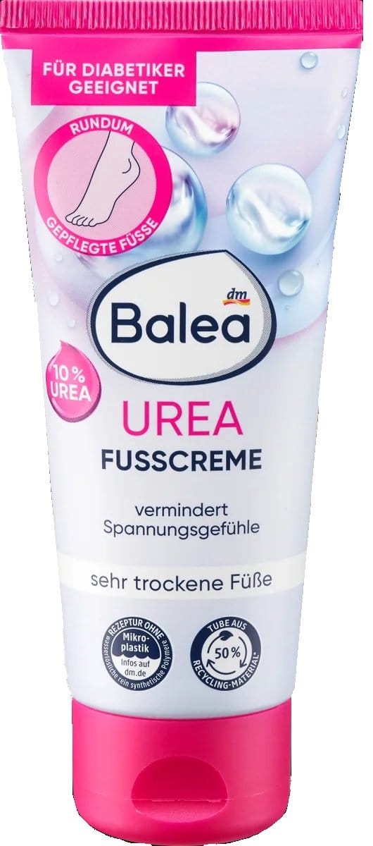 Balea Voetcrème met 10% Ureum | 100ml | Geschikt voor diabetici